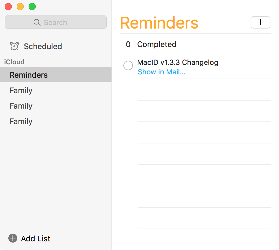 Quick Reminder App Mac